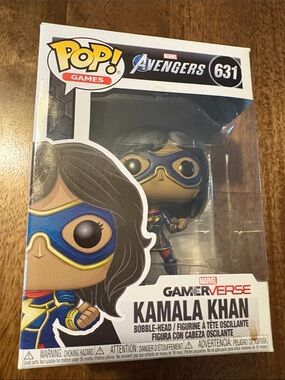 Funko Pop! Games Kamala Khan Blue & Gold Masked Marvel Gamerverse #631